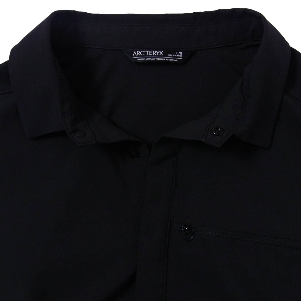 ARC'TERYX アークテリクス X000007436 Skyline SS Shirt スカイライン 半袖 シャツ ブラック系 L【中古】