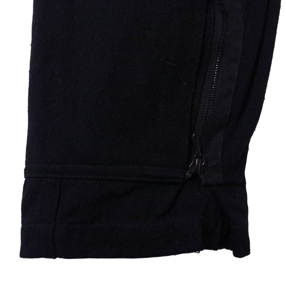 COMOLI コモリ 20SS R01-03003 シルクネップ パラシュート パンツ ブラック系 2【中古】