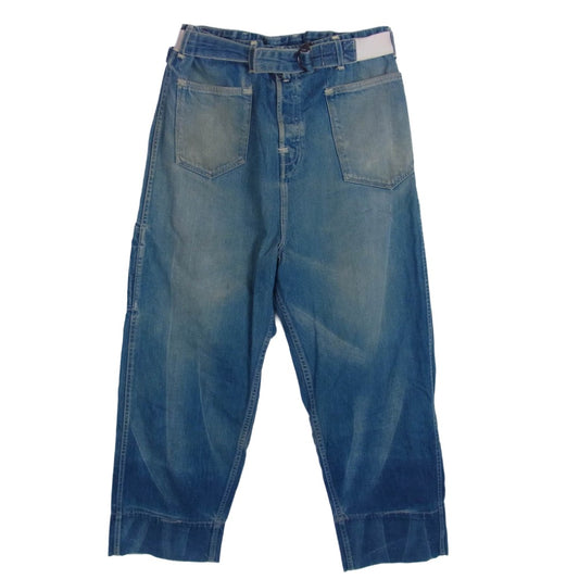 Levi's RED リーバイスレッド WPL-423 ベルト付き ワイド デニム パンツ ブルー系 28X32【中古】