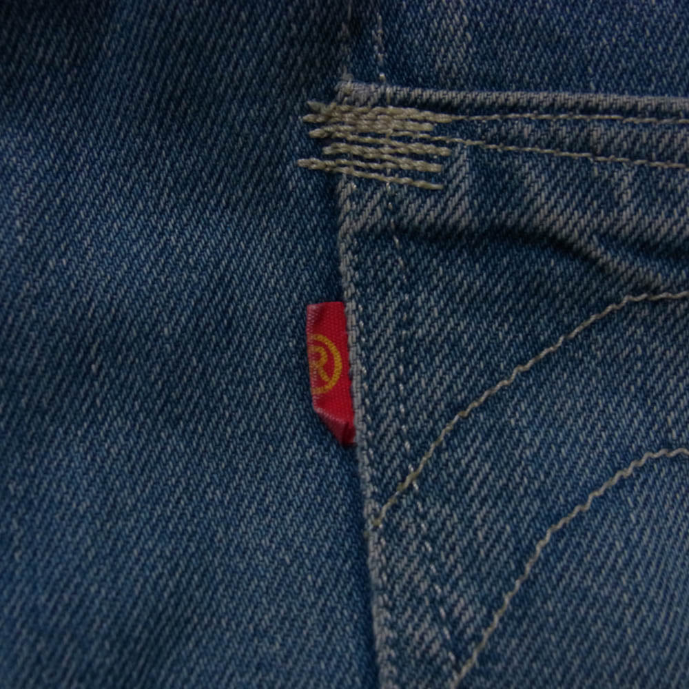 Levi's RED リーバイスレッド WPL-423 ベルト付き ワイド デニム パンツ ブルー系 28X32【中古】