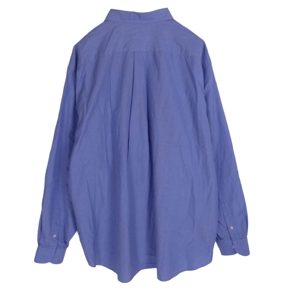 COMOLI コモリ 22SS V01-02001 レギュラー カラー 長袖 コモリシャツ パープル系 2【中古】