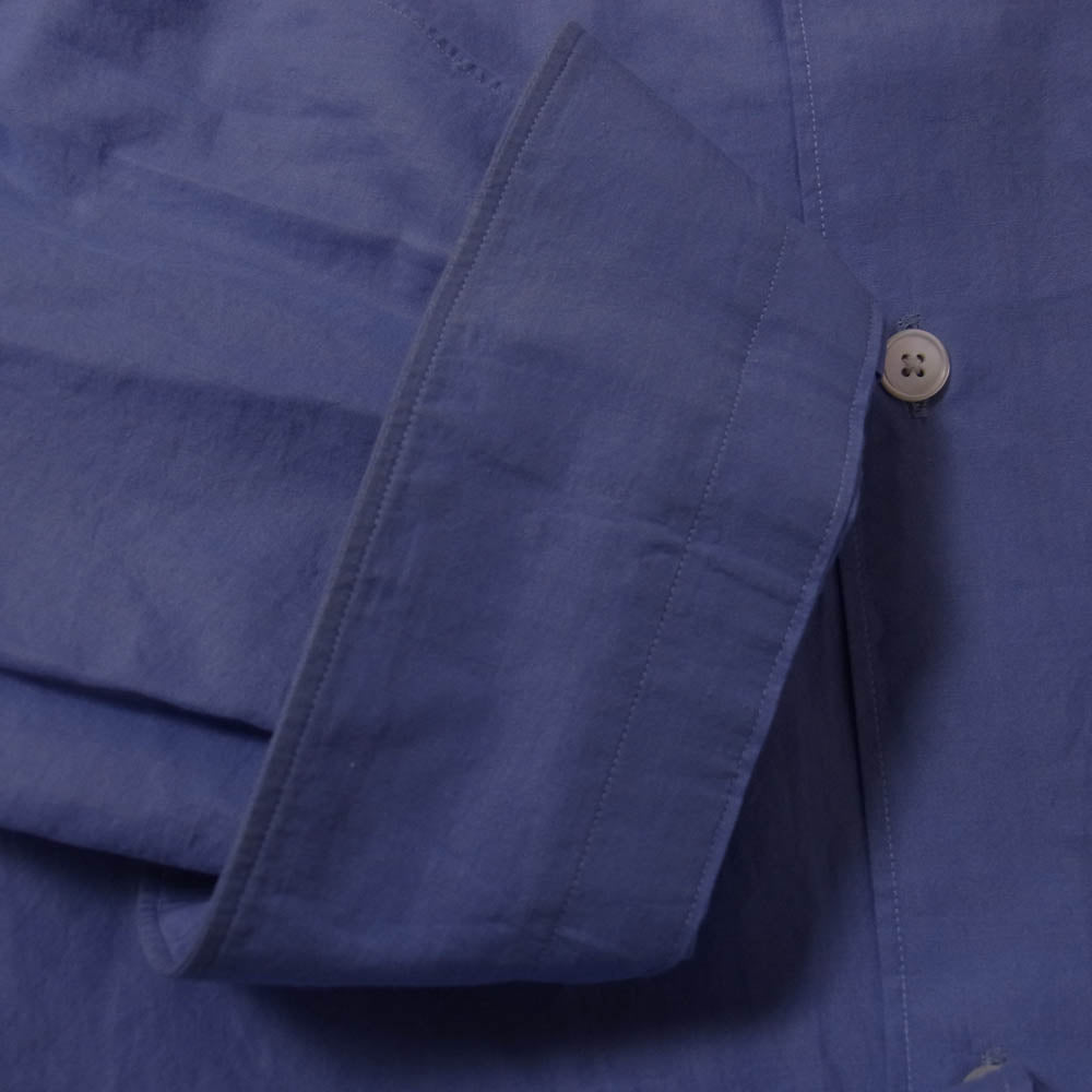 COMOLI コモリ 22SS V01-02001 レギュラー カラー 長袖 コモリシャツ パープル系 2【中古】