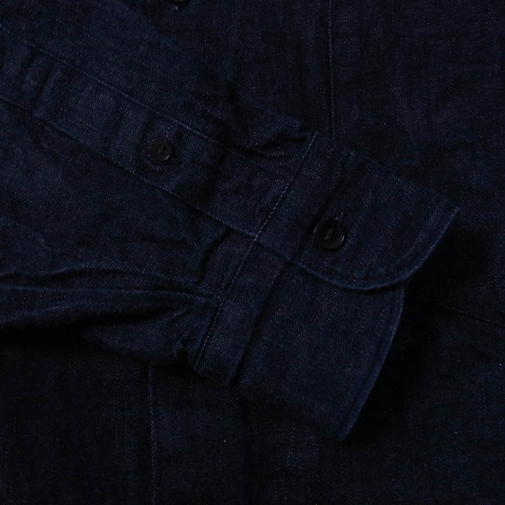 COMOLI コモリ 22AW W03-02004 長袖 デニム コモリシャツ インディゴブルー系 2【中古】