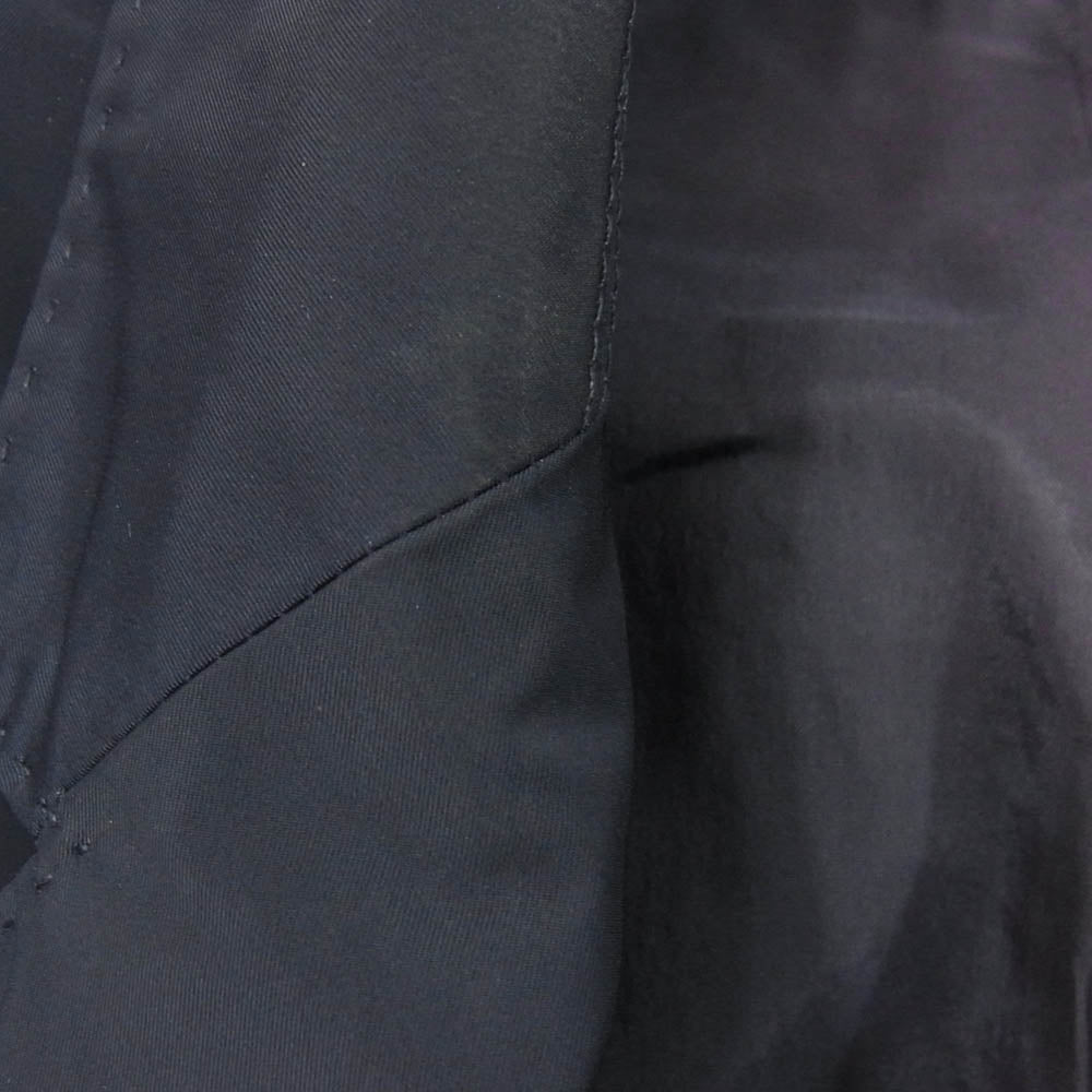 NEIL BARRETT ニールバレット PBGI98F-A019 MATT NYLON STRETCH JACKET マット ナイロン ストレッチ リブ 2B テーラードジャケット ネイビー系 46【中古】