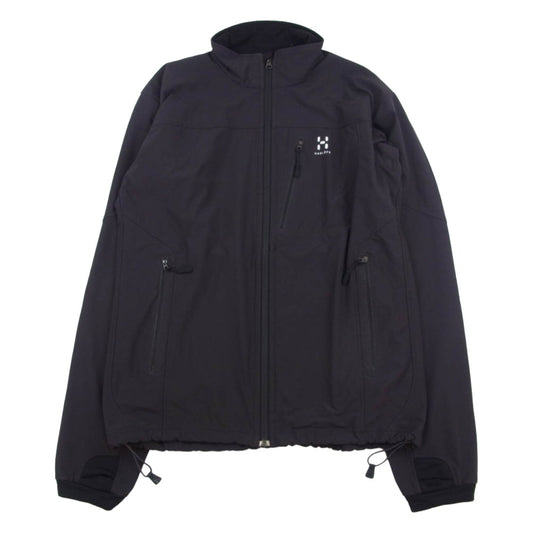 HAGLOFS ホグロフス SE556054869401 ソフトシェル ジャケット マウンテンパーカー ブラック系 L【中古】
