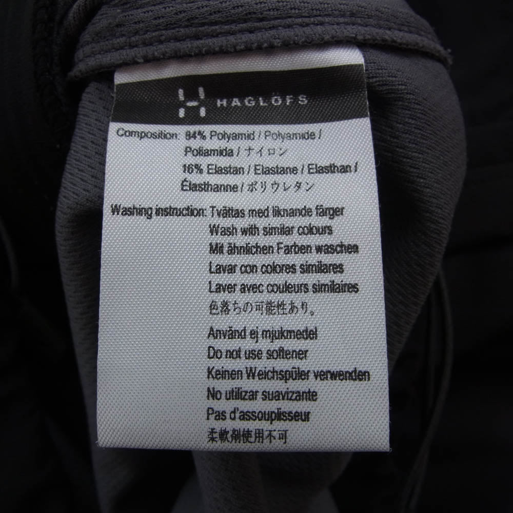HAGLOFS ホグロフス SE556054869401 ソフトシェル ジャケット マウンテンパーカー ブラック系 L【中古】