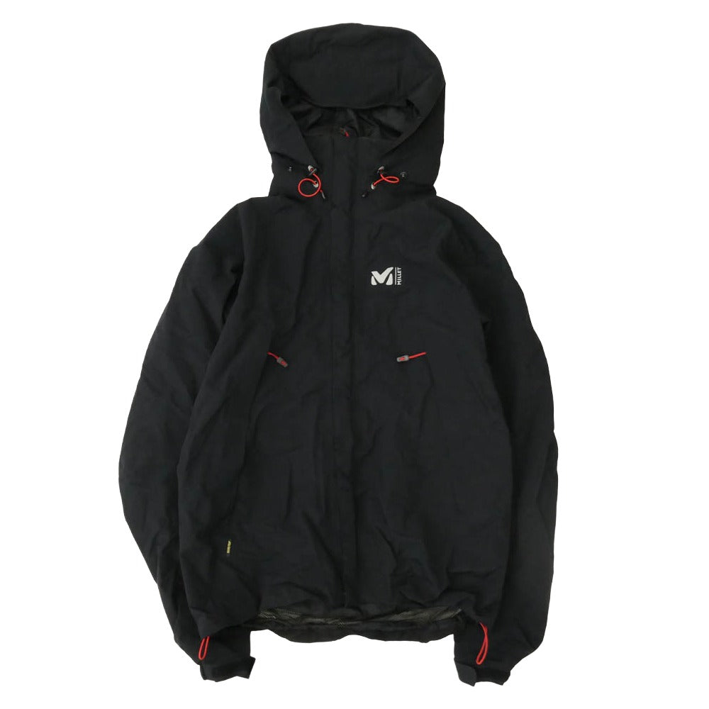 MILLET ミレー MIV6507 MIV6099 KANTO GTX JKT HIKER GORE-TEX PANTS ゴアテックス ジャケット パンツ セットアップ ブラック系 M【中古】