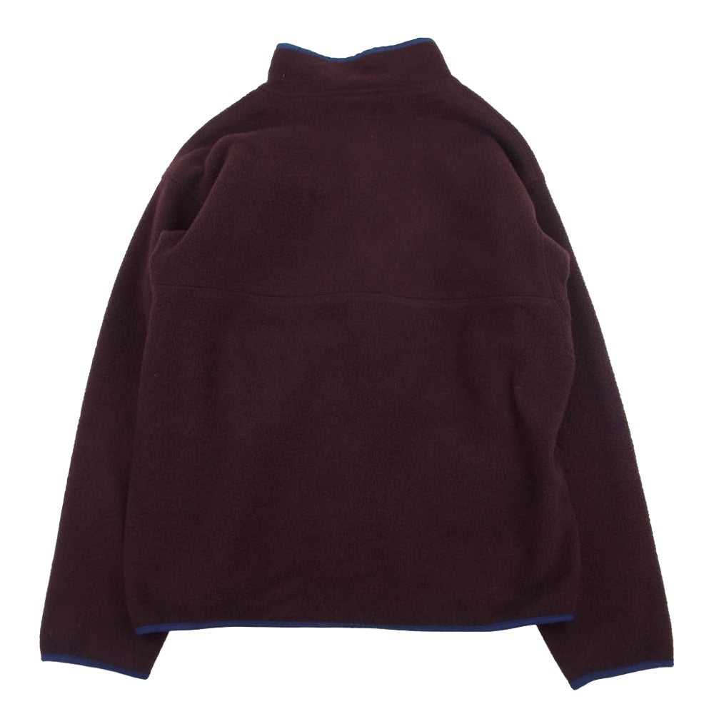 patagonia パタゴニア 25530 USA製 SYNCHILLA プルオーバー フリース シンチラ スナップT エンジ系 XL【中古】