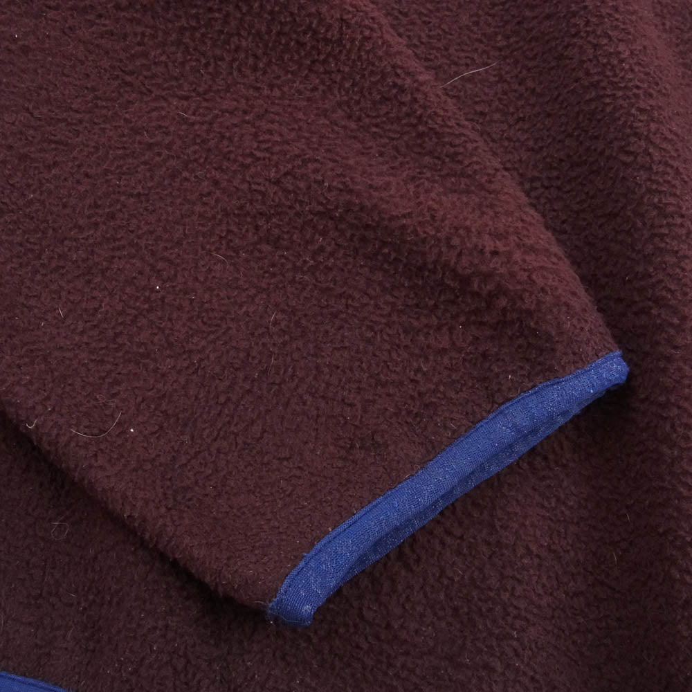 patagonia パタゴニア 25530 USA製 SYNCHILLA プルオーバー フリース シンチラ スナップT エンジ系 XL【中古】