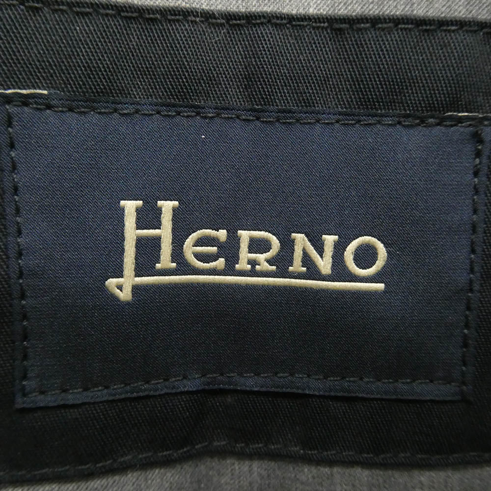 Herno ヘルノ 0900037 イタリア製 中綿ライナー付き トレンチコート ネイビー系 46【中古】