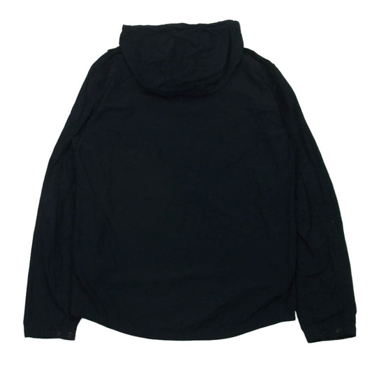 STONE ISLAND ストーンアイランド 741511602 ロゴワッペン ジップアップ フーディー ジャケット ダークネイビー系 S【中古】