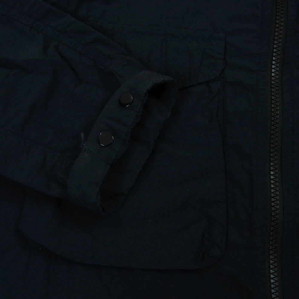 STONE ISLAND ストーンアイランド 741511602 ロゴワッペン ジップアップ フーディー ジャケット ダークネイビー系 S【中古】