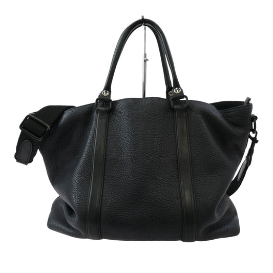 COACH コーチ 57773 Harness Metropolitan Tote レザー ハーネス メトロポリタン トートバッグ ネイビー系【中古】