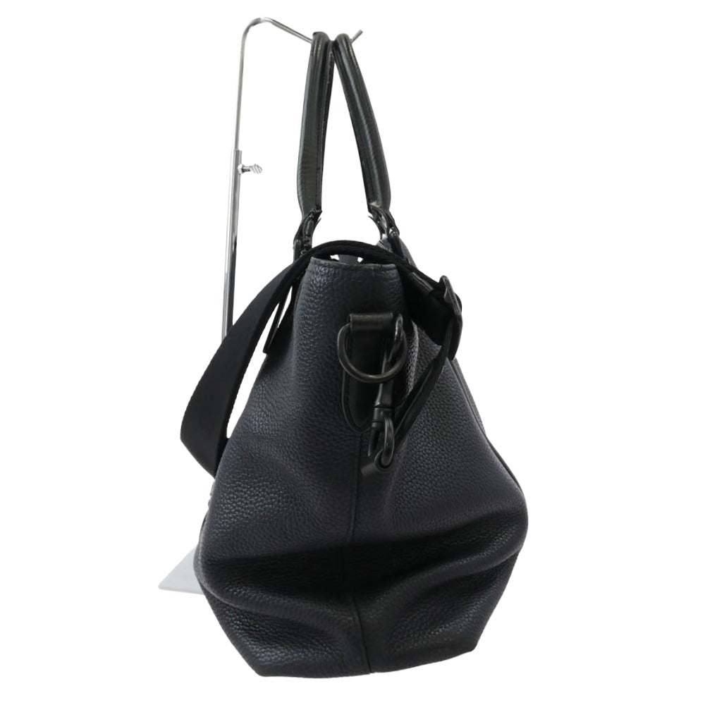 COACH コーチ 57773 Harness Metropolitan Tote レザー ハーネス メトロポリタン トートバッグ ネイビー系【中古】