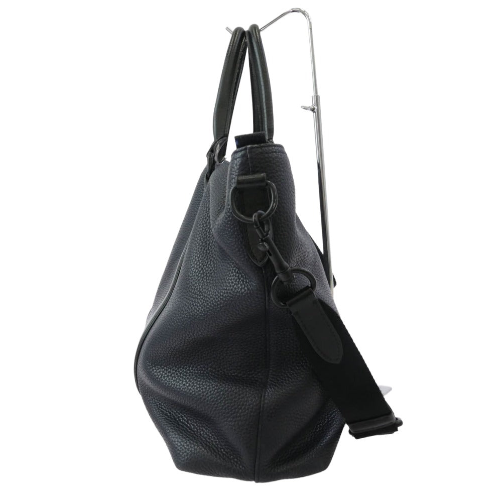 COACH コーチ 57773 Harness Metropolitan Tote レザー ハーネス メトロポリタン トートバッグ ネイビー系【中古】