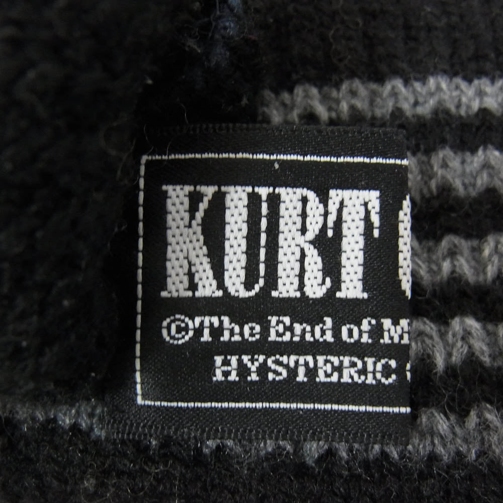 HYSTERIC GLAMOUR ヒステリックグラマー PICK ME YEAH! ニットグローブ 手袋 ブラック系【中古】