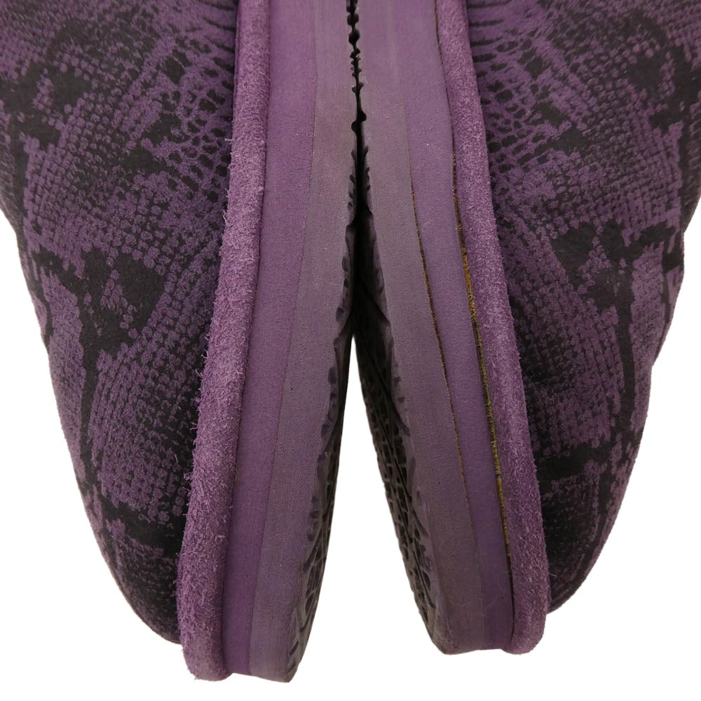 HYSTERIC GLAMOUR ヒステリックグラマー スネーク総柄 ムートンブーツ パープル系 表記サイズなし【中古】