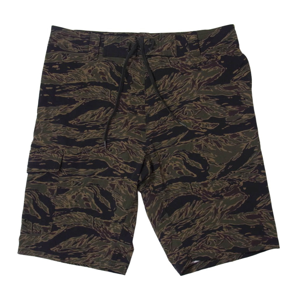 HYSTERIC GLAMOUR ヒステリックグラマー 0242QM02 カモフラ カーゴ スイム ショーツ ハーフパンツ カーキ系 M【中古】