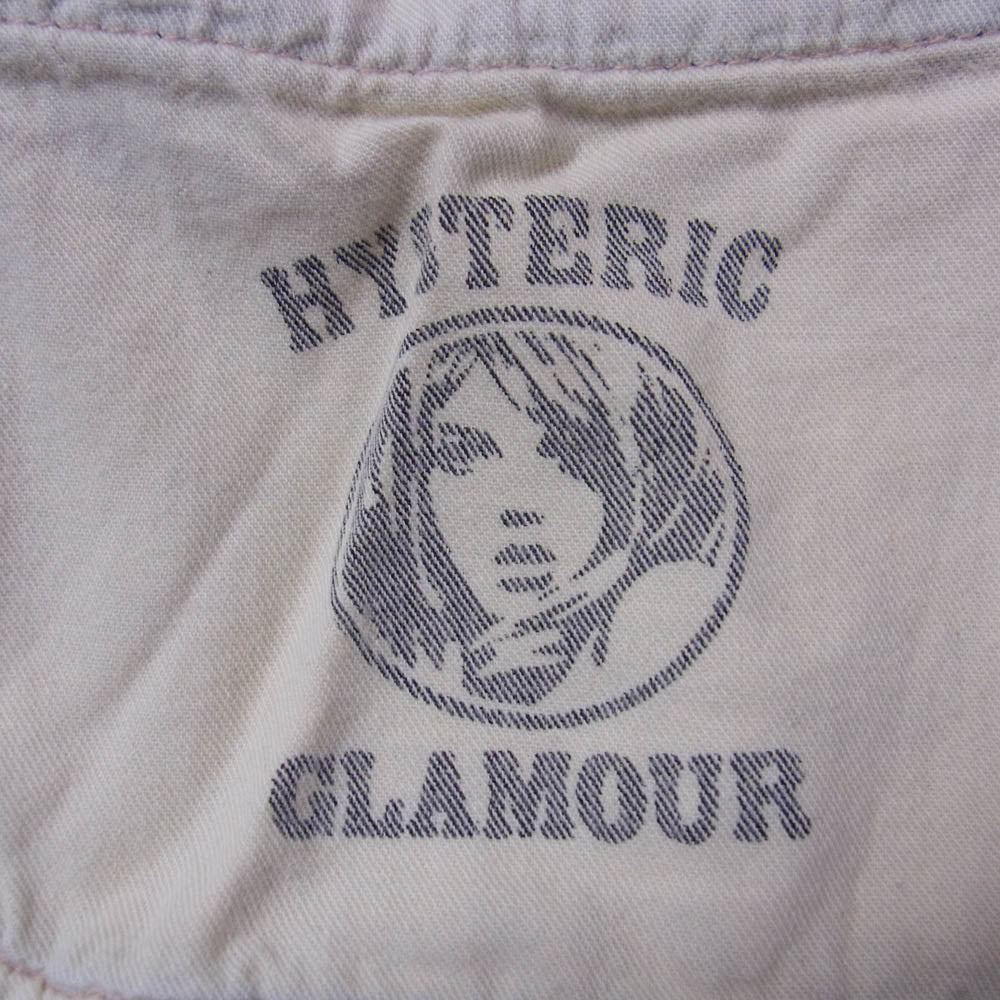 HYSTERIC GLAMOUR ヒステリックグラマー 0293AP04 Docking Skinny Denim Pants ドッキング スキニー カモフラ デニム パンツ ブルー系 32【中古】