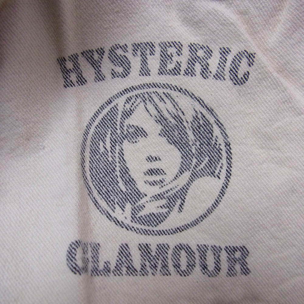 HYSTERIC GLAMOUR ヒステリックグラマー 0294AP08 スカル 切替 スタッズ デニム パンツ インディゴブルー系 32【中古】