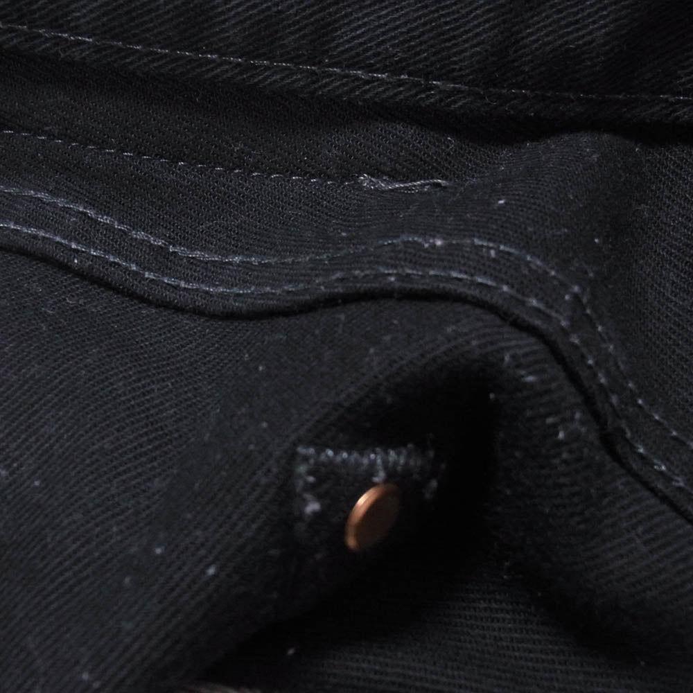 HYSTERIC GLAMOUR ヒステリックグラマー 0294AP08 スカル 切替 スタッズ デニム パンツ インディゴブルー系 32【中古】