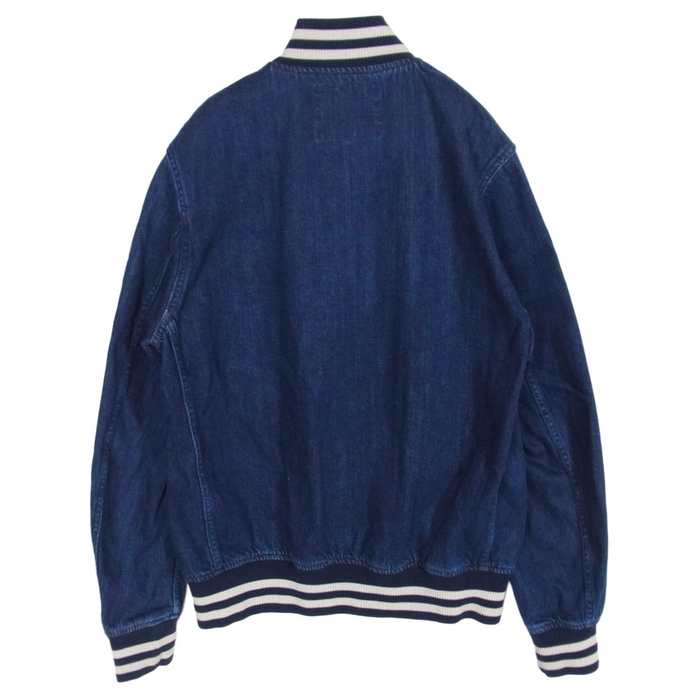 HYSTERIC GLAMOUR ヒステリックグラマー 0261AB04 ワッペン デニム スタジャン ジャケット ブルゾン インディゴブルー系 M【中古】