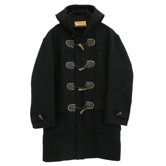 HYSTERIC GLAMOUR ヒステリックグラマー 2AC-6145 BOYS AND GIRLS ダッフル コート ブラック系 FREE【中古】