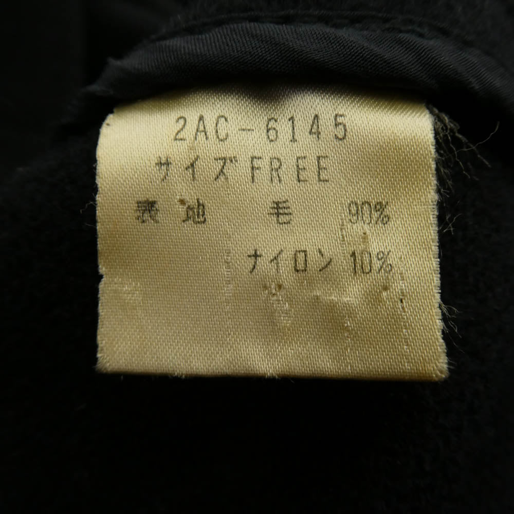 HYSTERIC GLAMOUR ヒステリックグラマー 2AC-6145 BOYS AND GIRLS ダッフル コート ブラック系 FREE【中古】