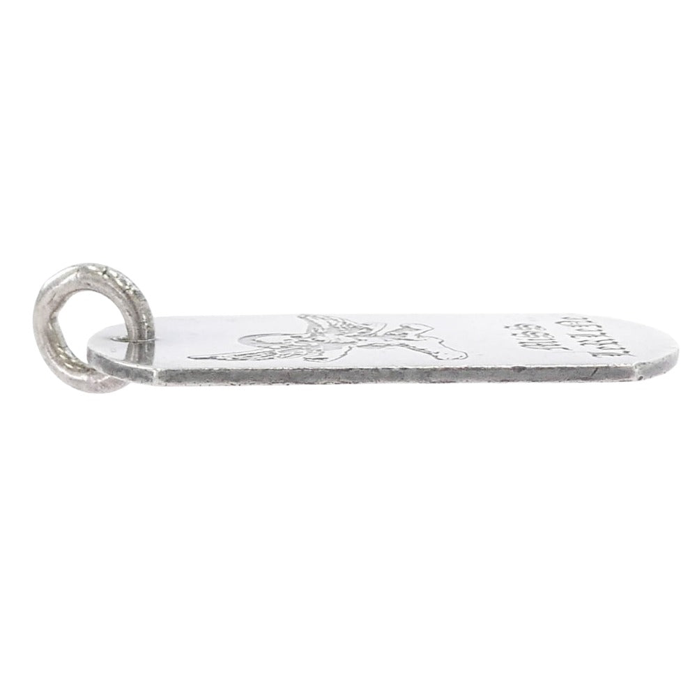 CHROME HEARTS クロムハーツ（原本無） D TAG LRG FOTI フォティ ドッグタグ ラージ ペンダントトップ シルバー系【中古】