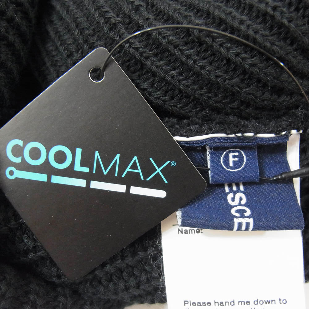 DESCENDANT ディセンダント 25SS 251MADS-HT01 COOLMAX DAWN BEANIE ダウン ビーニー ブラック系 F【極上美品】【中古】