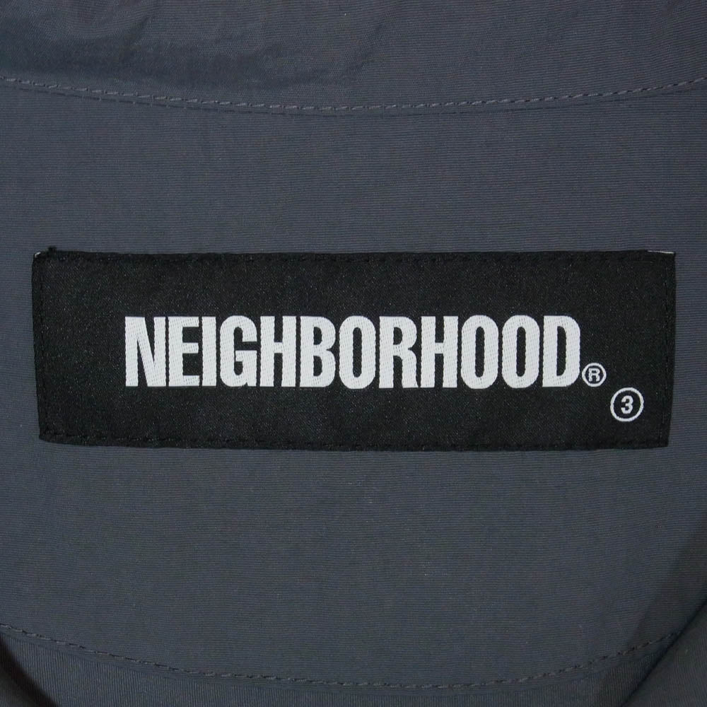 NEIGHBORHOOD ネイバーフッド 21AW 212TSNH-JKM03 ANORAK N-JKT アノラック ナイロン ジャケット ダークグレー系 M【中古】