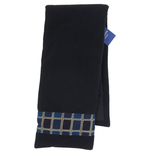 KUON クオン 252GD071417 High Pile Fleece Scarf ハイパイル フリース スカーフ 中綿 マフラー ブラック系【極上美品】【中古】