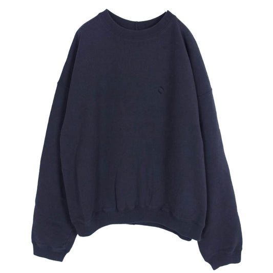 ユハ 10210602 FADE WASH フェードウォッシュ スウェット トレーナー ダークグレー系 4【極上美品】【中古】