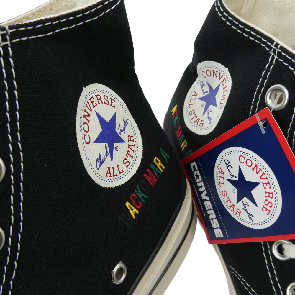 WACKO MARIA ワコマリア 1SE538 × CONVERSE コンバース ALL STAR LGCY HI オールスター レガシー ハイ スニーカー ブラック系 27cm【新古品】【未使用】【中古】