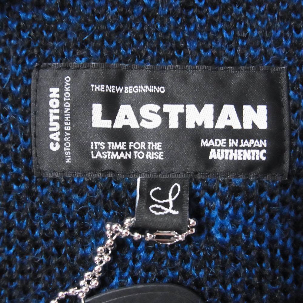 ラストマン 252LM-KN01 FLARE MOHAIR SWEATER フレア モヘア セーター ニット ブラック系 L【極上美品】【中古】