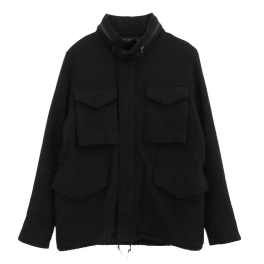 MINEDENIM マインデニム 2510-9002-99-022 Shrunk Wool Field JKT シュランクウール フィールドジャケット ブラック系 2【極上美品】【中古】