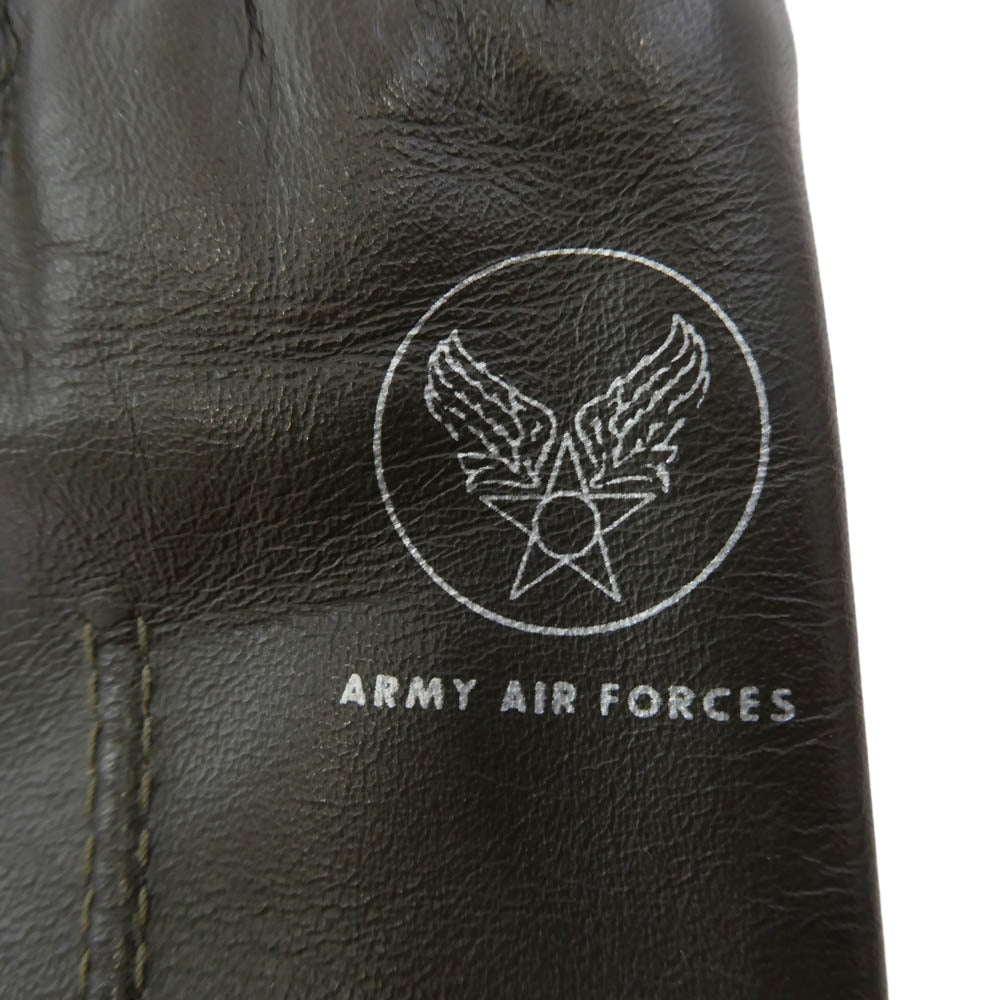 The REAL McCOY'S ザリアルマッコイズ TYPE A-10 GLOVE 赤リブ レザー