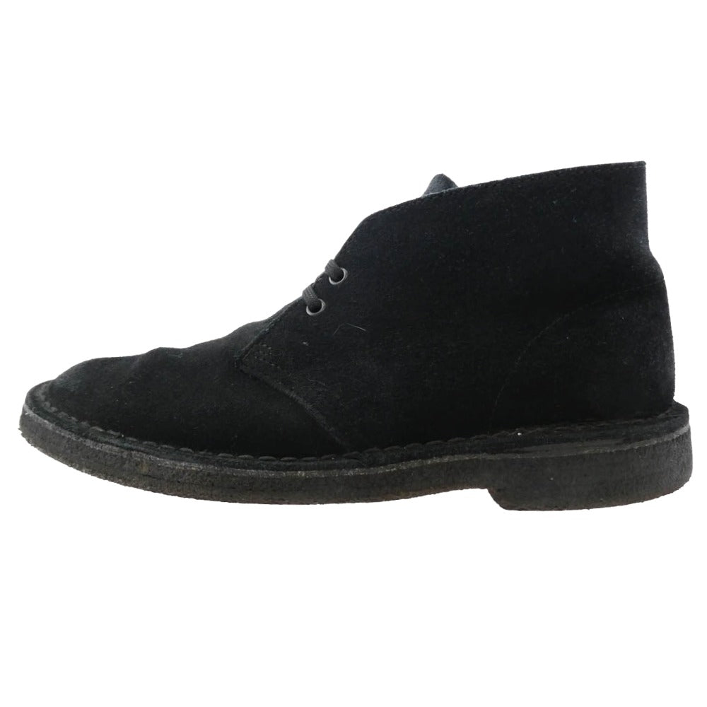 Clarks クラークス 21621 Desert Boot スエード デザート ブーツ ブラック系 26cm【中古】