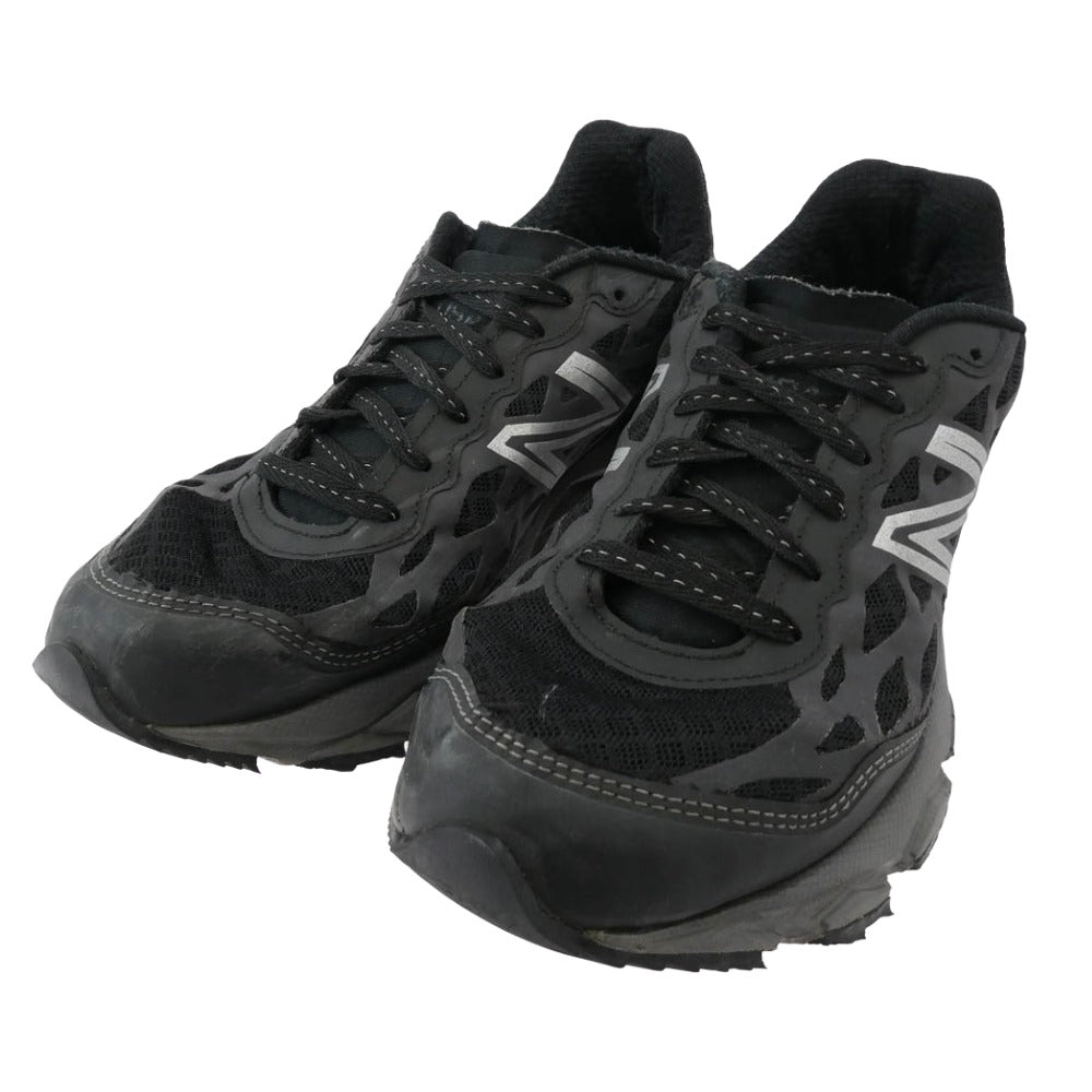 NEW BALANCE ニューバランス WI950BN2 USA製 MILITARY TRAINER 米軍 ローカット スニーカー ブラック系 8D【中古】