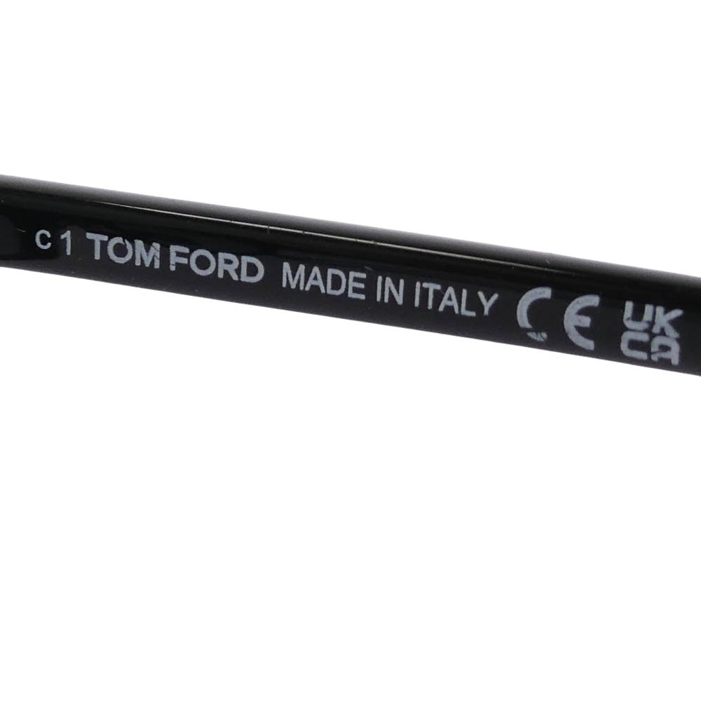 TOM FORD トムフォード TF1040-D イタリア製 ECO 01A スクエアシェイプ サングラス フレーム：ブラック系 52□18-140【中古】
