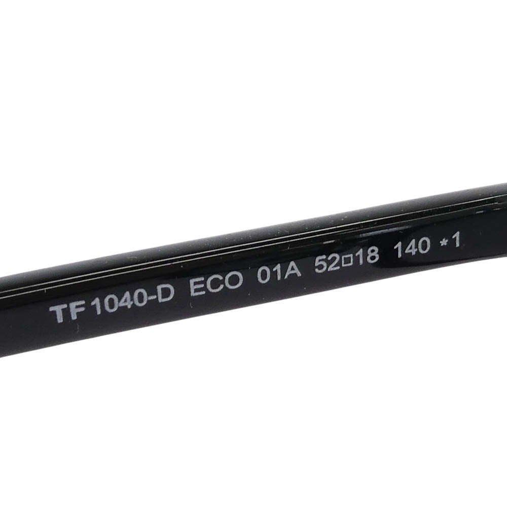 TOM FORD トムフォード TF1040-D イタリア製 ECO 01A スクエアシェイプ サングラス フレーム：ブラック系 52□18-140【中古】
