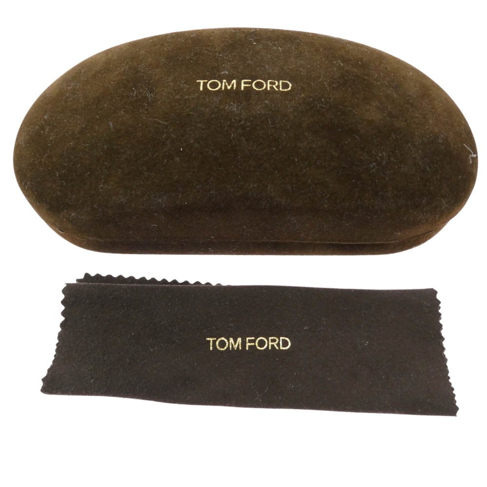 TOM FORD トムフォード TF1040-D イタリア製 ECO 01A スクエアシェイプ サングラス フレーム：ブラック系 52□18-140【中古】