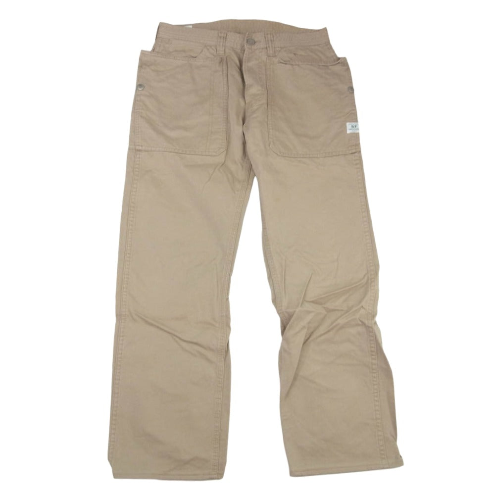 SASAFRAS ササフラス Fall Leaf Pants フォールリーフ チノ パンツ ベージュ系 M【中古】
