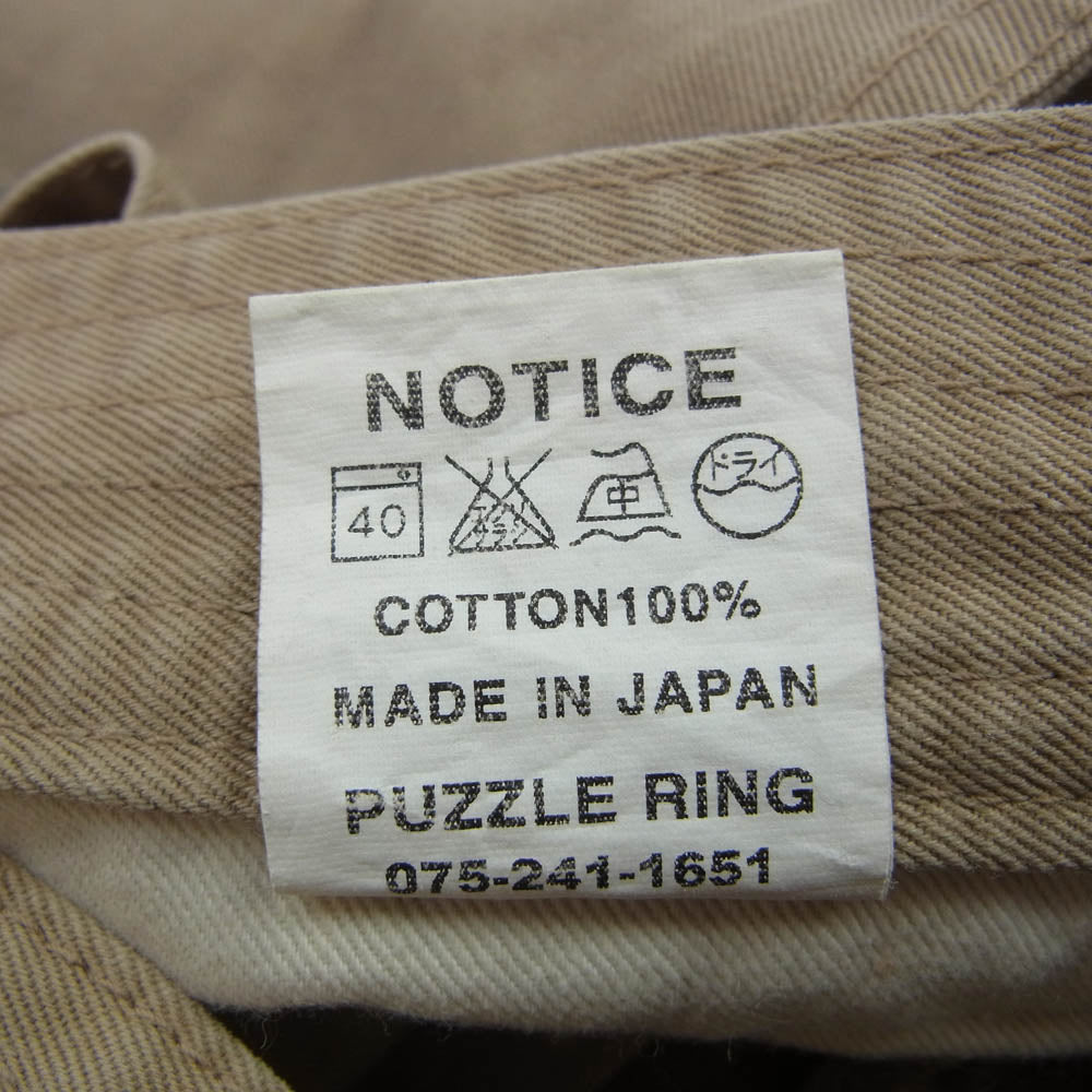 SASAFRAS ササフラス Fall Leaf Pants フォールリーフ チノ パンツ ベージュ系 M【中古】