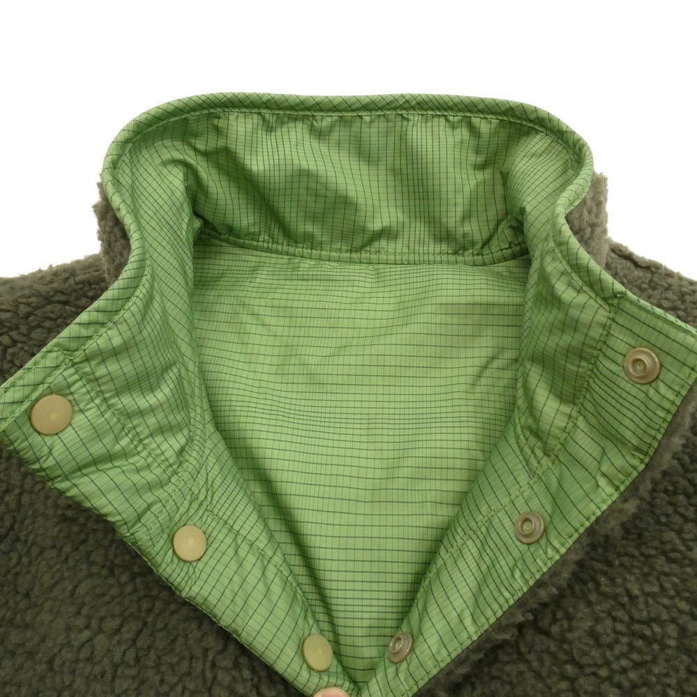 patagonia パタゴニア Synchilla Glissade Jacket シンチラ リバーシブル スナップT グリセード ジャケット グリーン系 表記サイズなし【中古】