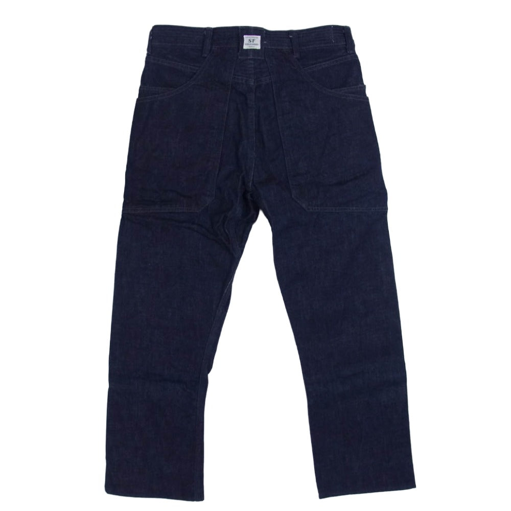 SASAFRAS ササフラス Fall Leaf Pants フォール リーフ デニム パンツ インディゴブルー系 S【中古】
