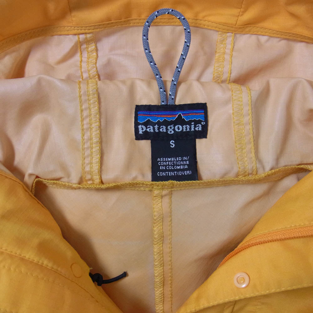 patagonia パタゴニア 83113 98年製 ニューマティック プルオーバー ナイロン ジャケット イエロー系 S【中古】