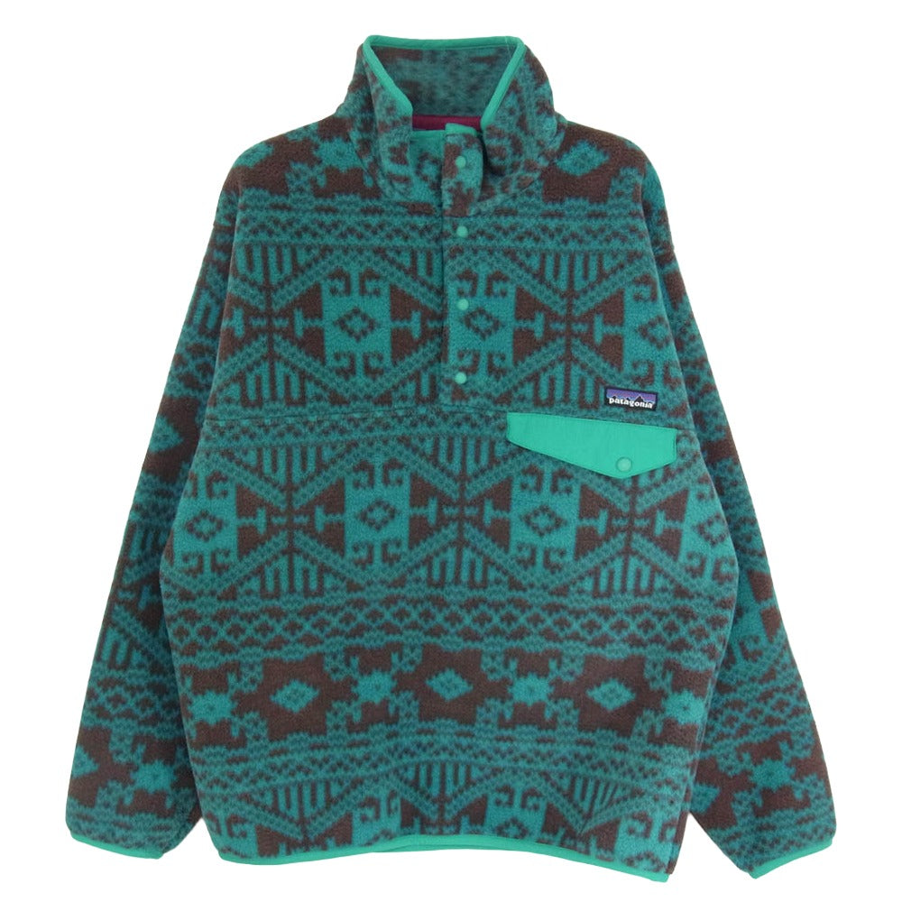 patagonia パタゴニア 11AW 25450 Synchilla Snap-T シンチラ スナップ T フリース プルオーバー ジャケット グリーン系 M【美品】【中古】