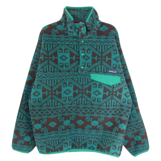 patagonia パタゴニア 11AW 25450 Synchilla Snap-T シンチラ スナップ T フリース プルオーバー ジャケット グリーン系 M【美品】【中古】