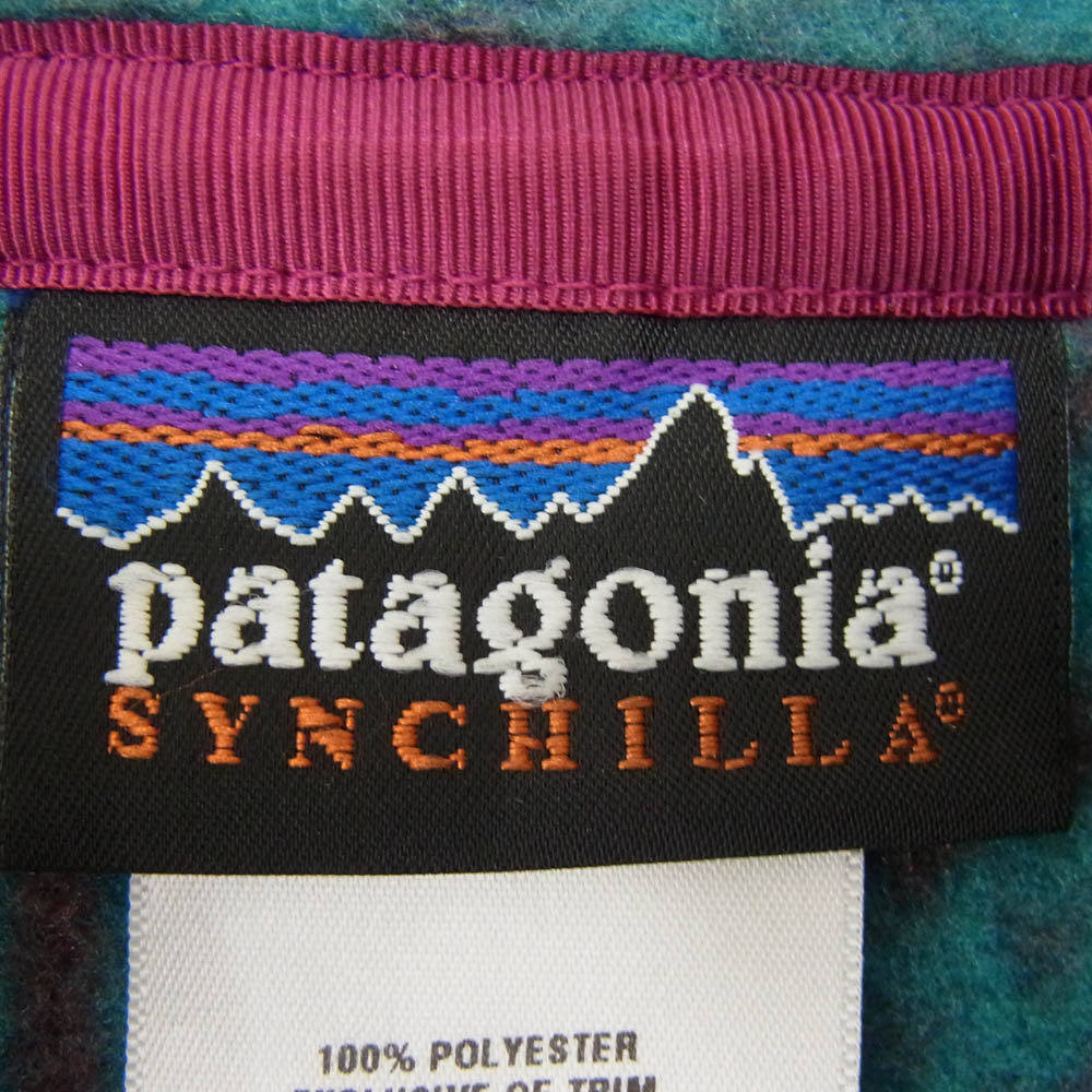 patagonia パタゴニア 11AW 25450 Synchilla Snap-T シンチラ スナップ T フリース プルオーバー ジャケット グリーン系 M【美品】【中古】